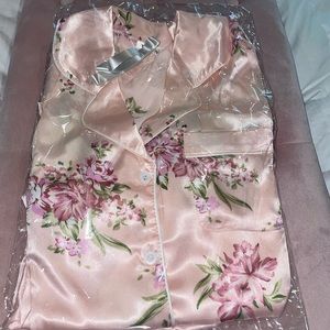 Silky Floral PJ Set